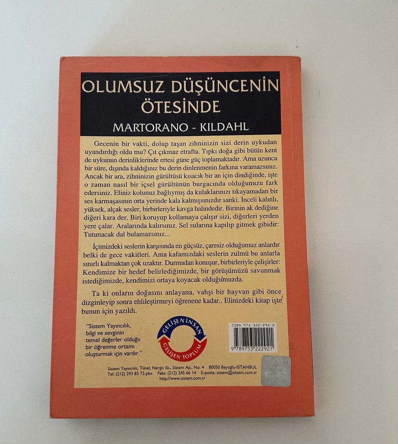 Olumsuz Düşüncenin Ötesinde - Martorano, Kildahl - Görsel 2