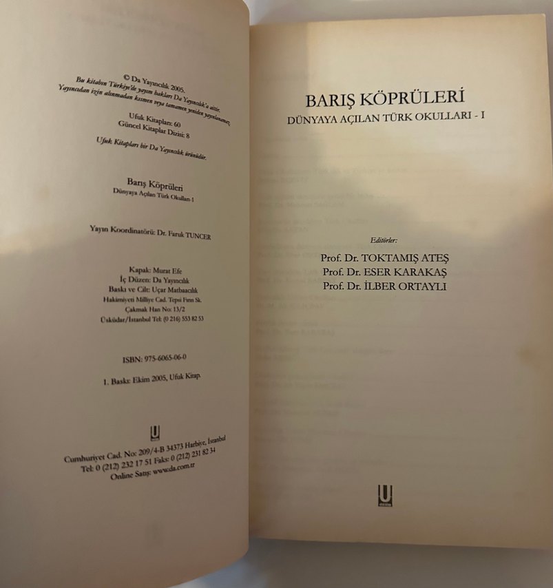 Barış Köprüleri - Dünyaya Açılan Türk Okulları Kitabı - Görsel 4
