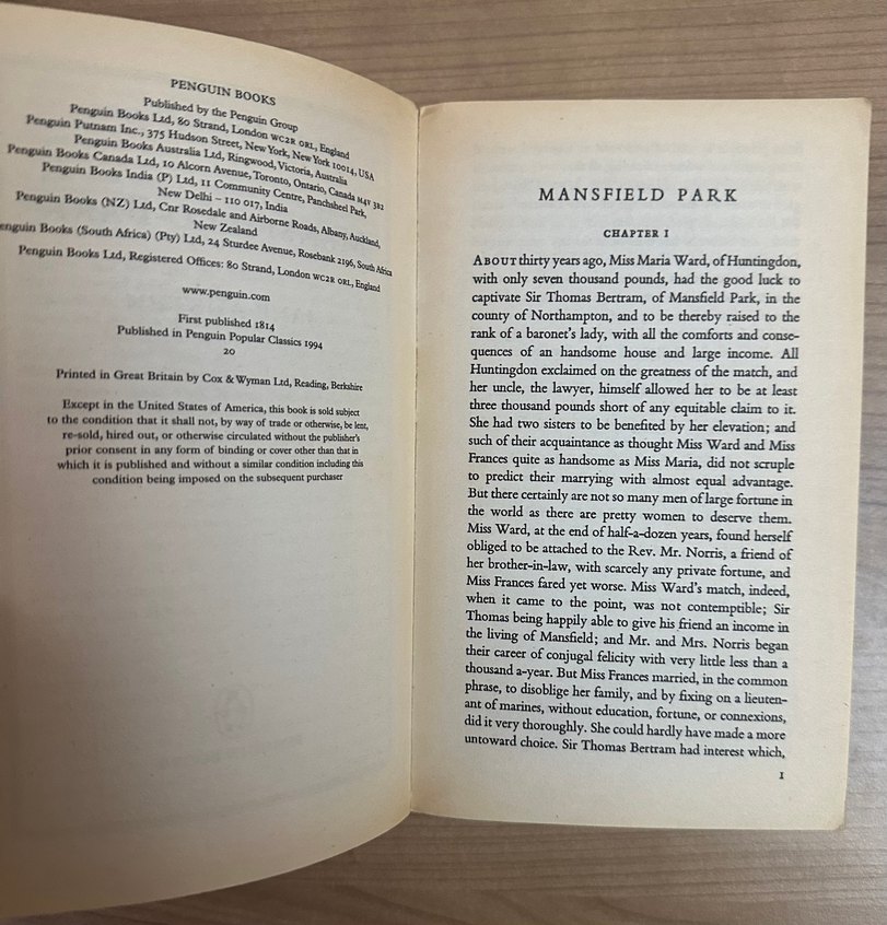 Mansfield Park - Jane Austen - Görsel 3