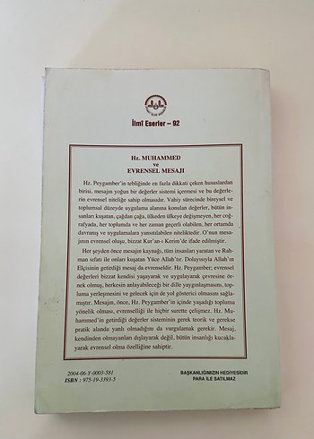 Hz. Muhammed ve Evrensel Mesajı Kitabı - Görsel 2