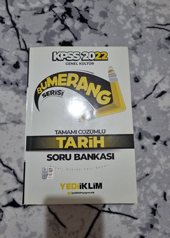 KPSS AGS 2022 Tarih Soru Bankası - Bumerang Serisi