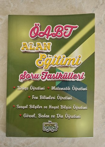 sstv ÖABT Alan Eğitimi Soru Fasikülleri Kitabı