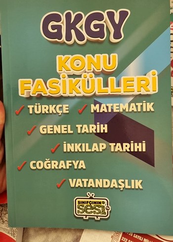 GKGY Konu Fasikülleri - Sınıfçının Sesi