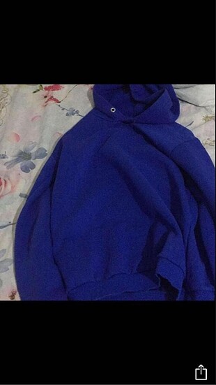 H&M lacivert sweatshirt