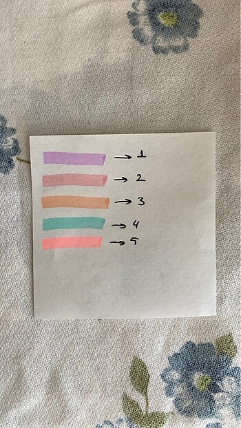  5?li stabilo boss fosforlu kalem