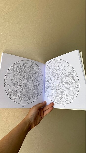  Beden Van gogh boyama kitabı yetişkin