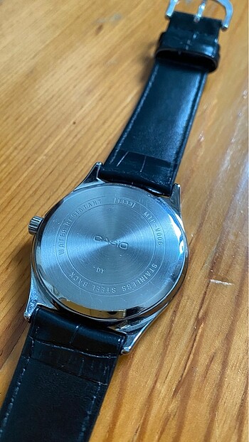  Beden siyah Renk Casio beyaz kadran water resist