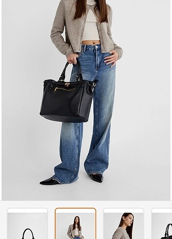 stradivarius kemerli canta