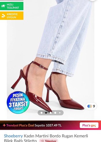 Zara Shoeberry Bordo Stiletto Topuklu Kadın Ayakkabı