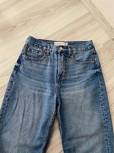 Stradivarius STRADİVARİUS D96 STRAİGHT CROP JEAN