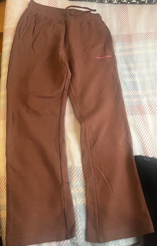 Lesbenjamins Kahverengi Rahat Kesim Eşofman Altı - Görsel 4