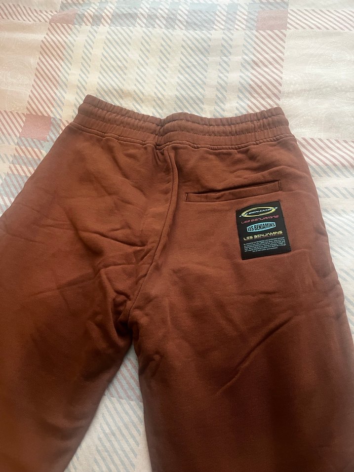 Lesbenjamins Kahverengi Rahat Kesim Eşofman Altı - Görsel 2