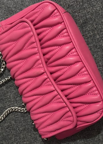 Derimod Pembe Kadın Zincir Askılı Çanta