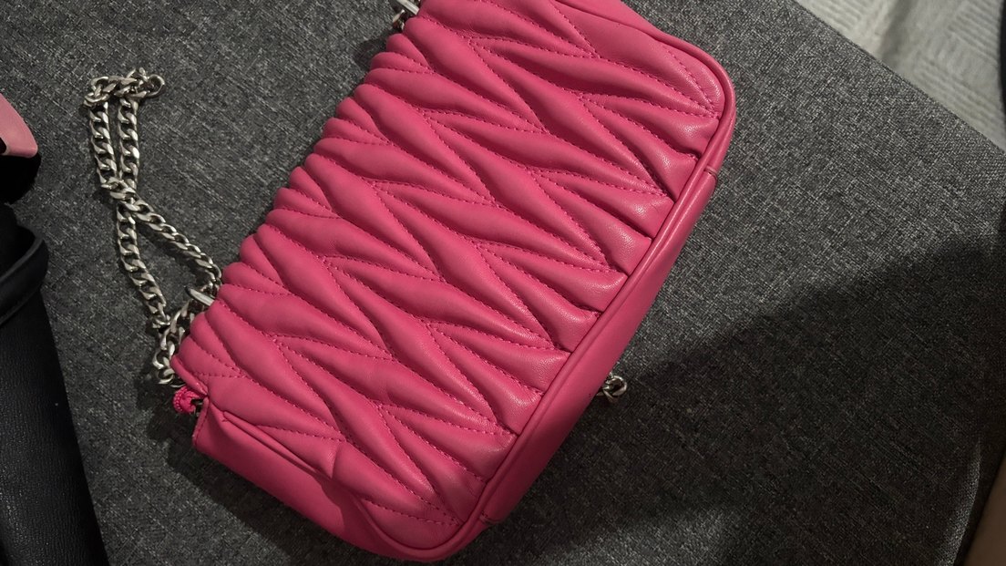 Derimod Pembe Kadın Zincir Askılı Çanta - Görsel 2