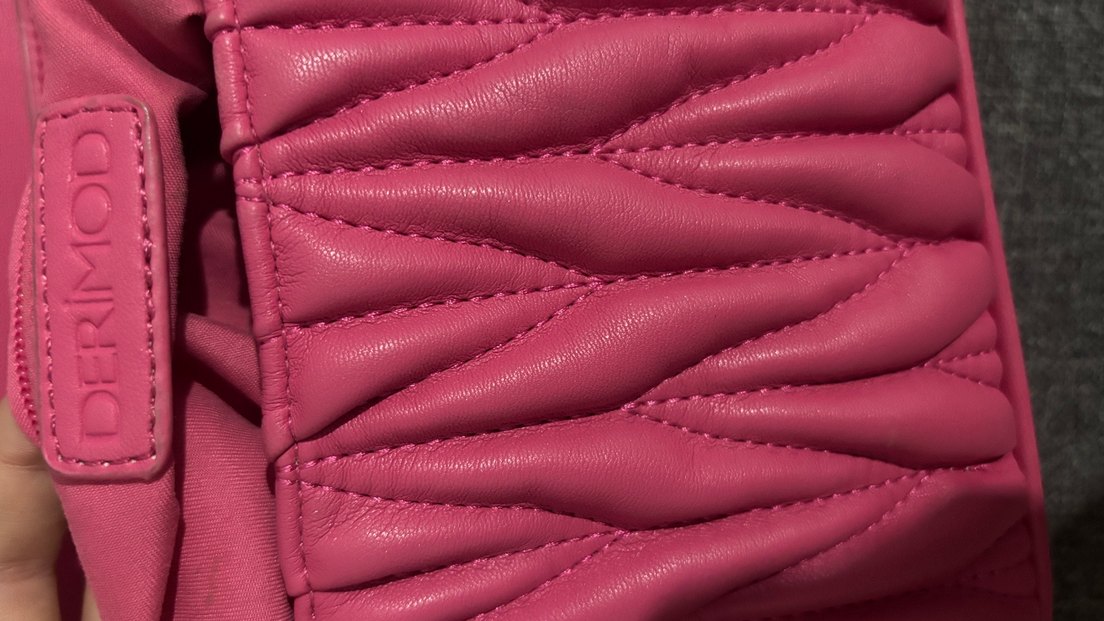 Derimod Pembe Kadın Zincir Askılı Çanta - Görsel 3