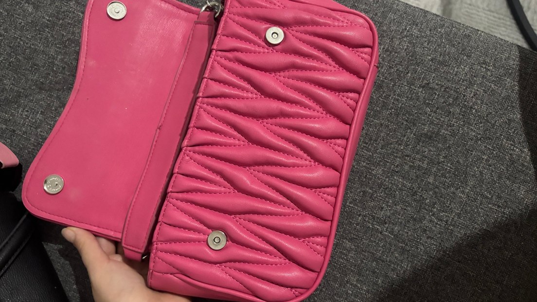 Derimod Pembe Kadın Zincir Askılı Çanta - Görsel 4