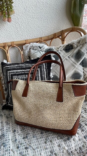 Beden Nine West Hasır Çanta