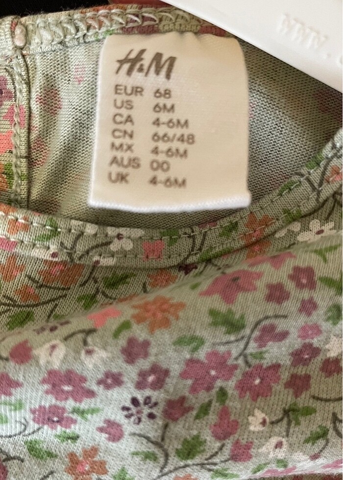 Çiçek Desenli Bebek Elbisesi - Görsel 3