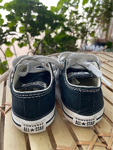 21 Beden siyah Renk Converse Çocuk Ayakkabısı