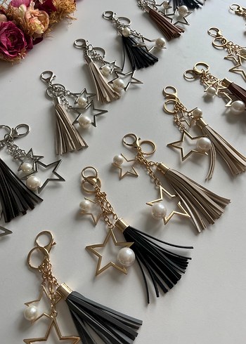 Püsküllü Anahtarlık - Çanta charmı - #çanta #charm