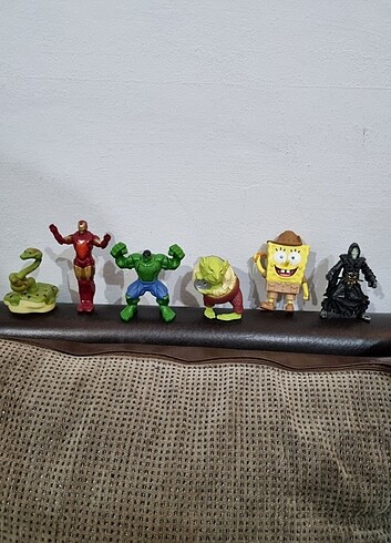 Mcdonalds burgerking koleksiyonluk figurler