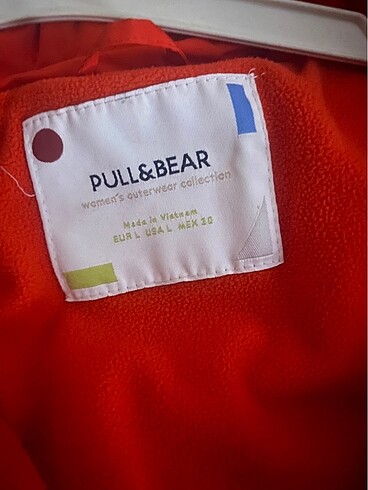 m Beden Pull and Bear Şişme Mont