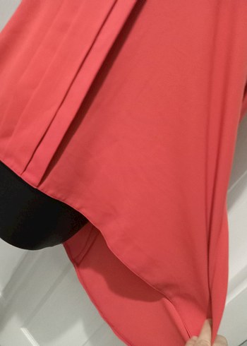 40 Beden pembe Renk Pembe Uzun Kollu Salaş Tunik