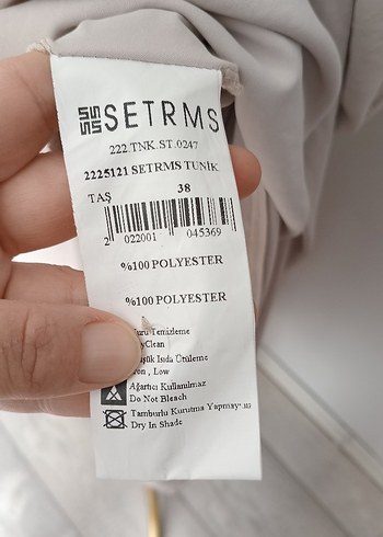 40 Beden Diger Bej Uzun Kollu Fırfırlı Uzun tunik