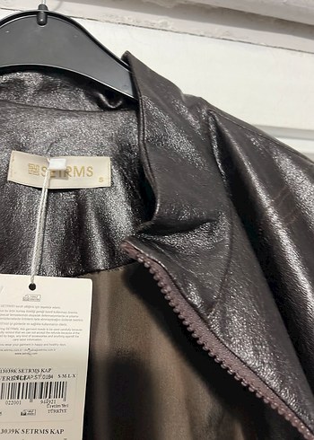 Siyah Kemerli Uzun Deri Kadın Ceket deri kap - Görsel 16