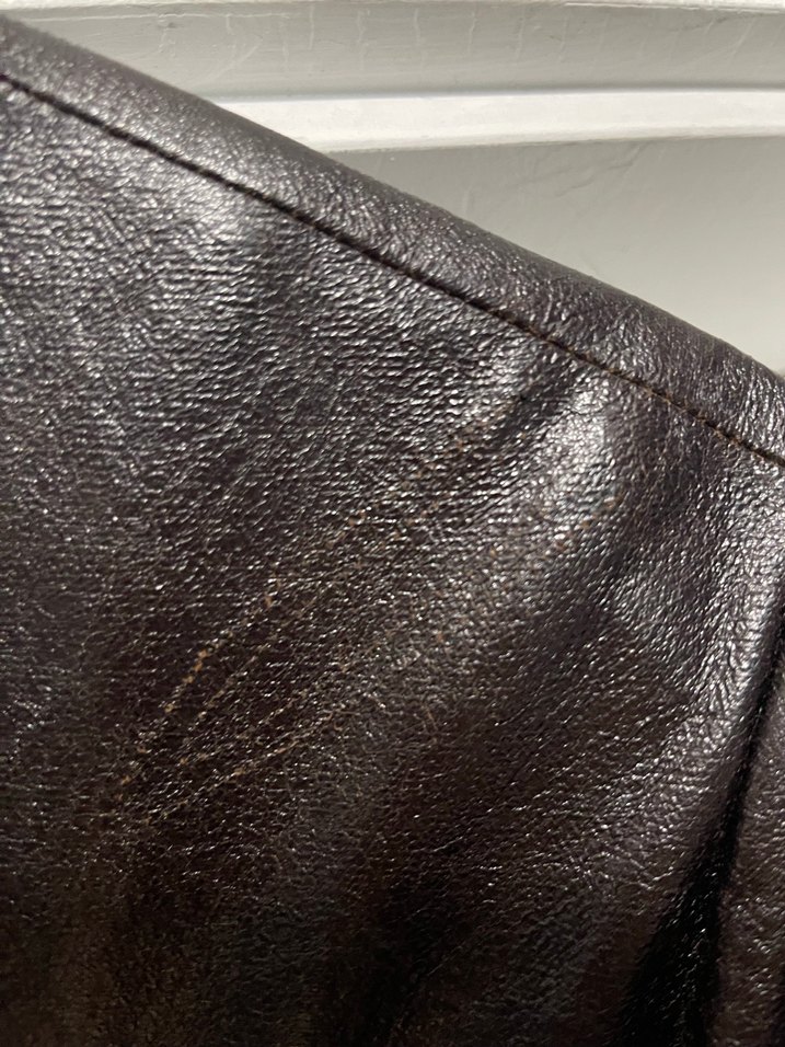 Siyah Kemerli Uzun Deri Kadın Ceket deri kap - Görsel 5