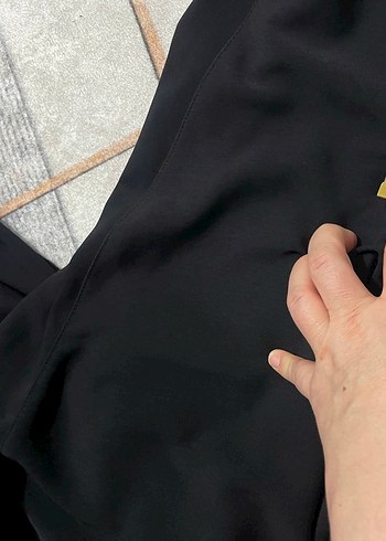 Siyah Uzun Kollu Payetli Gotik Tunik - Görsel 17