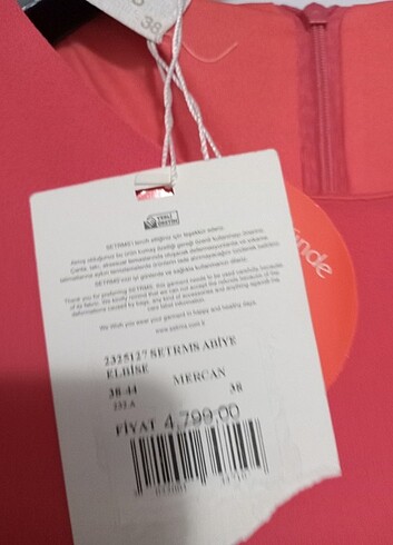 40 Beden pembe Renk Tesettürelbise