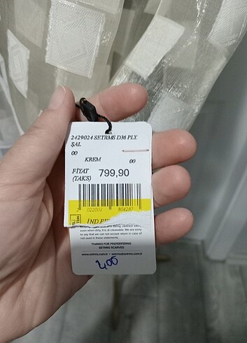 Beden Şal setrems