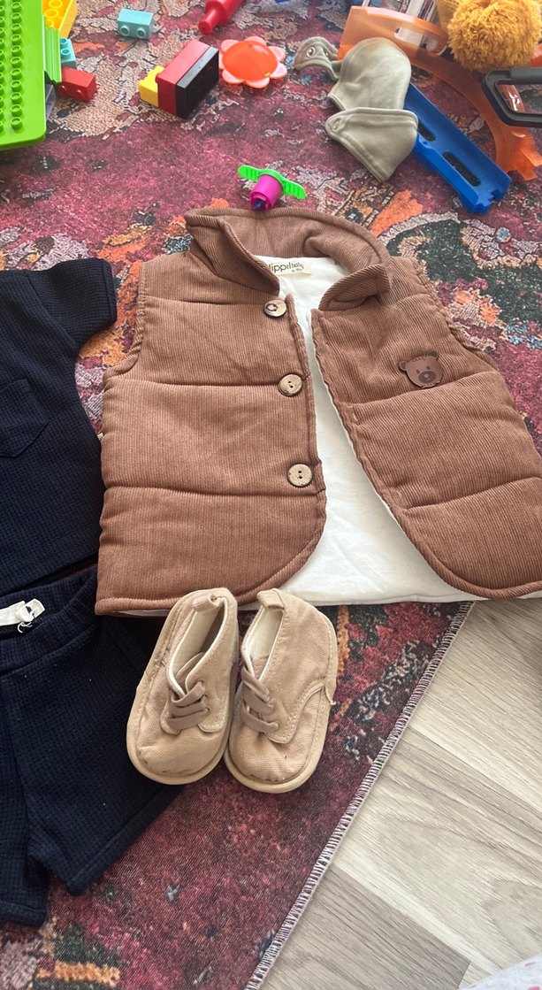 #erkek#bebek#yelek#ayakkabı#takım - Görsel 2
