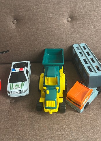 Renkli Mini Taşıt Oyuncak Seti - Görsel 3