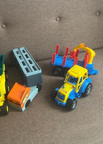 Renkli Mini Taşıt Oyuncak Seti - Görsel 4