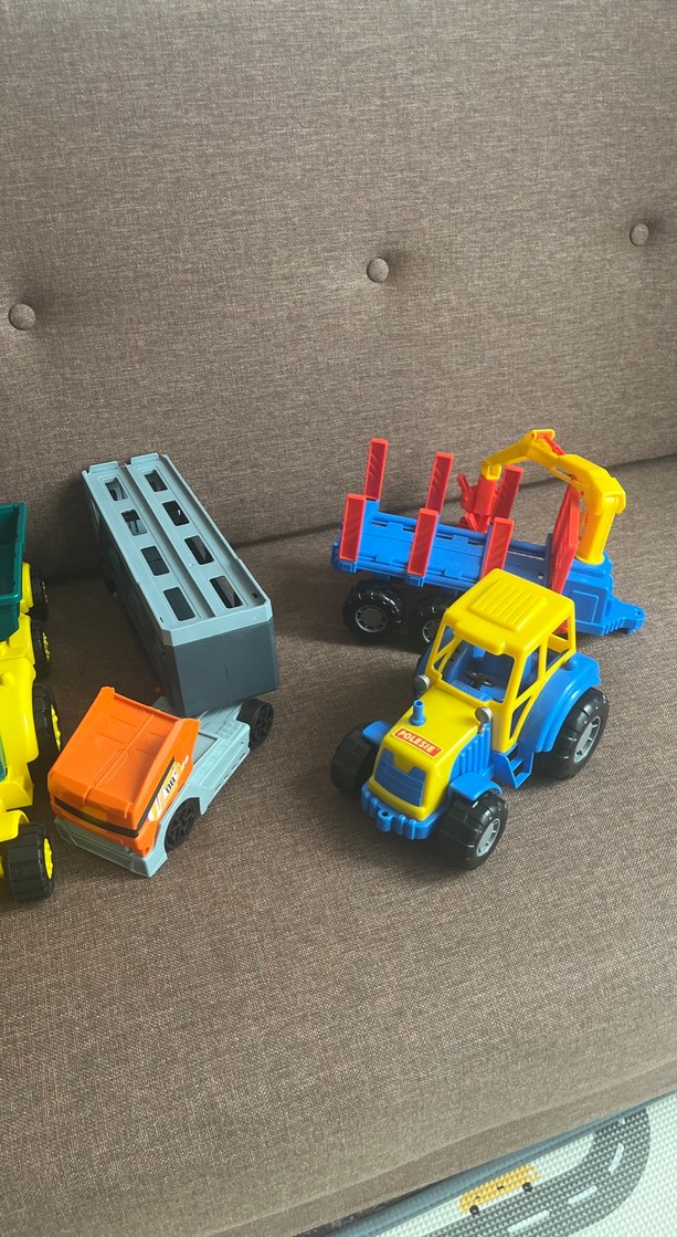 Renkli Mini Taşıt Oyuncak Seti - Görsel 4