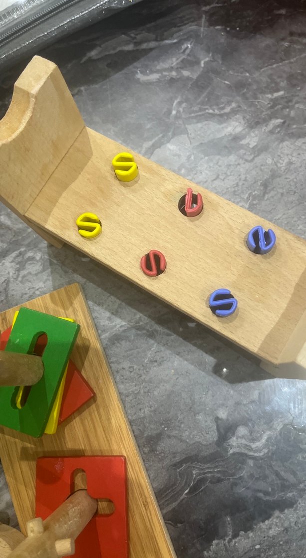 Renkli Ahşap Eğitici Oyuncak Seti - Görsel 4