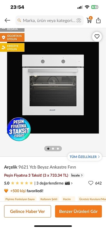 #ankastre#fırın#arçelik