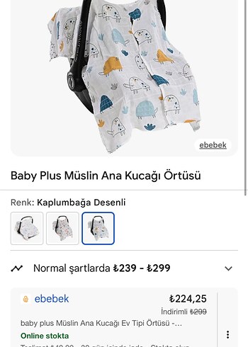 Baby Plus Müslin Ana Kucağı Örtüsü Kaplumbağa Desenli