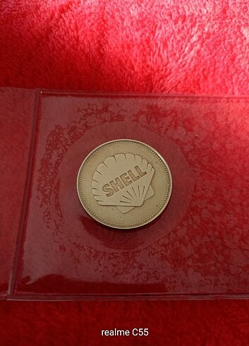 SHELL UÇAK GÖRSELLİ JETON HAVACILIK TARİHİ. - Görsel 2