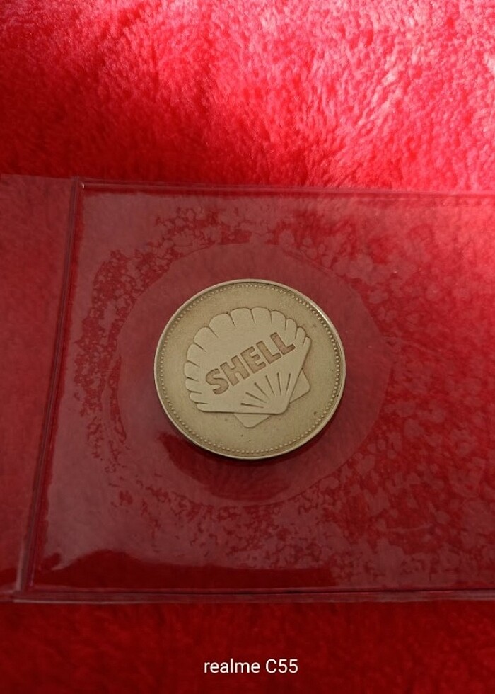 SHELL UÇAK GÖRSELLİ JETON HAVACILIK TARİHİ. - Görsel 2