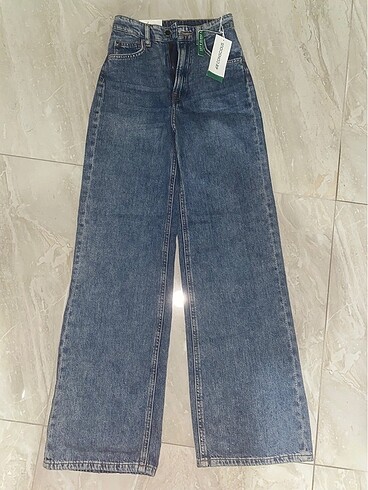 32 Beden HM Plazzo Kot Pantolon