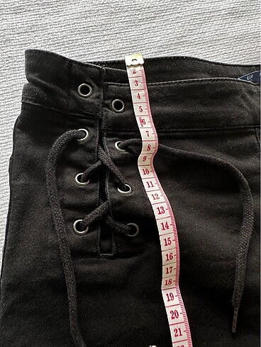 Pull and Bear Siyah kot şort