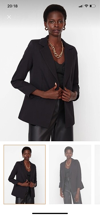 siyah blazer ceket