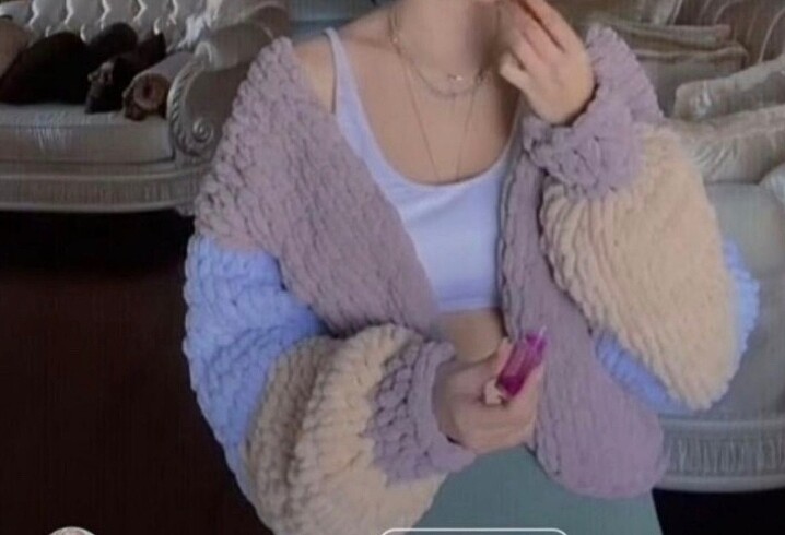s Beden Yumuşacık oversize hırka