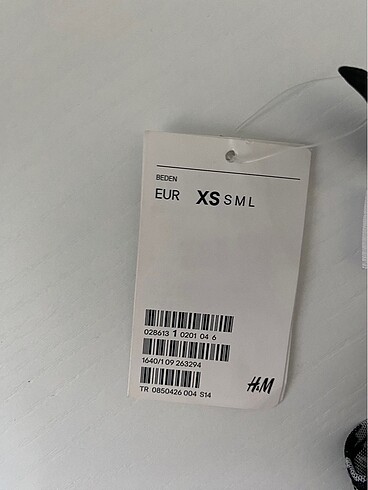 xs Beden H&M üst