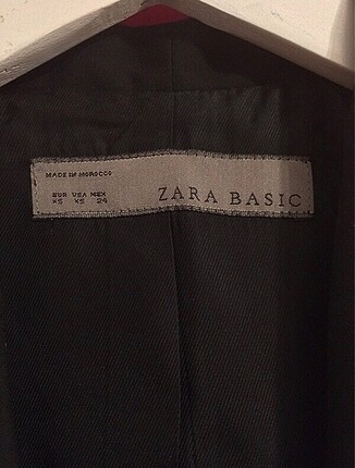 Zara Zara Önü Detaylı Siyah Blazer 36 / XS Beden