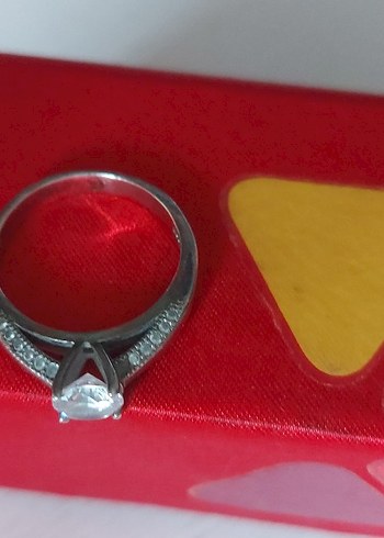 925 AYAR GÜMÜŞ TEKTAŞ YÜZÜK - Görsel 4