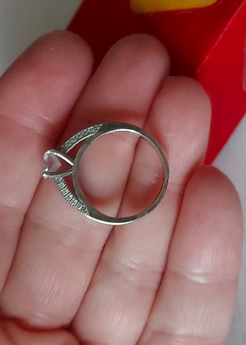 925 AYAR GÜMÜŞ TEKTAŞ YÜZÜK - Görsel 3